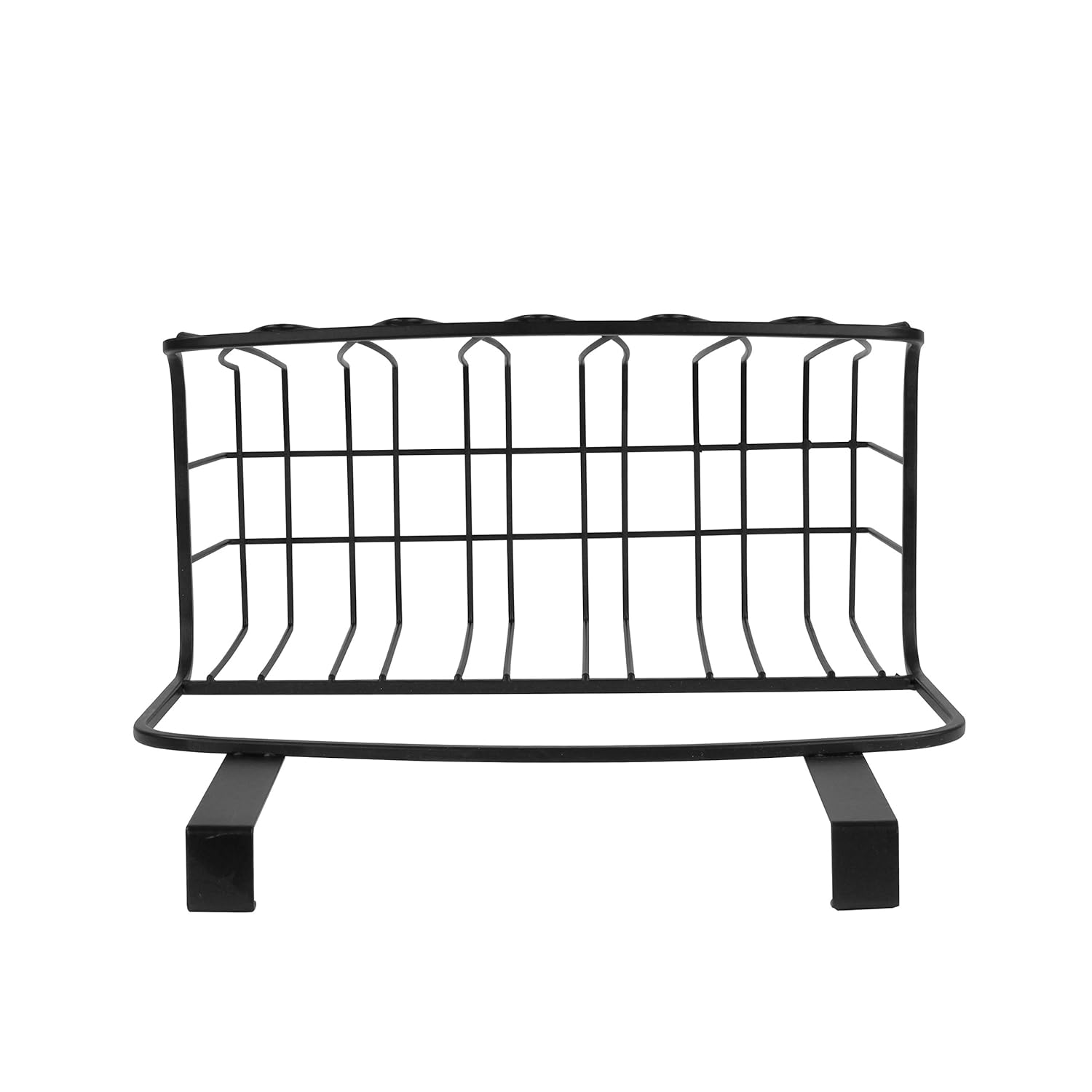 Spectrum Storage Basket, Mech Black Steel Wire Basket, Sink Organization for Kitchen and Bathroom, Diversified Twist Cabinet Door Basket, Multifunctional Wire Storage Rack