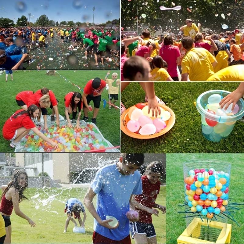 Magic Water Filling Balloon, 111 Pcs Water Balloons Bomb, Children Water War Game Kit, Latex Water Balloon Outdoor Toy, Water Balloon For Summer Toy, Rapid Filling Water Balloon