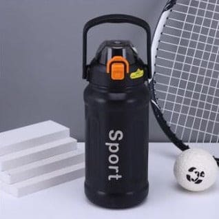 Monogrammed Insulated Bottle, Camping Travel Bottle, Stainless Steel Vacuum Bottle, Travel Outdoor Portable Drink Thermos, Double Walled Thermos for Gym, Travel, Sports