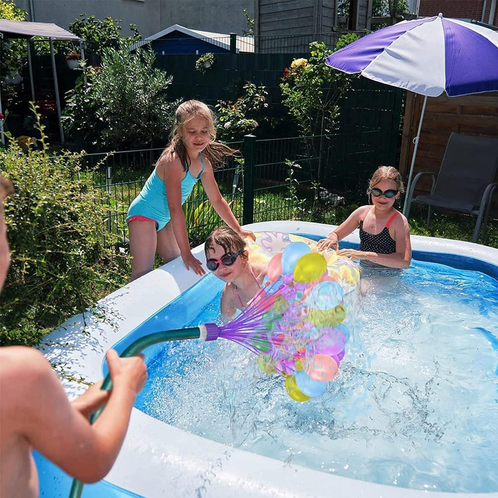 Magic Water Filling Balloon, 111 Pcs Water Balloons Bomb, Children Water War Game Kit, Latex Water Balloon Outdoor Toy, Water Balloon For Summer Toy, Rapid Filling Water Balloon