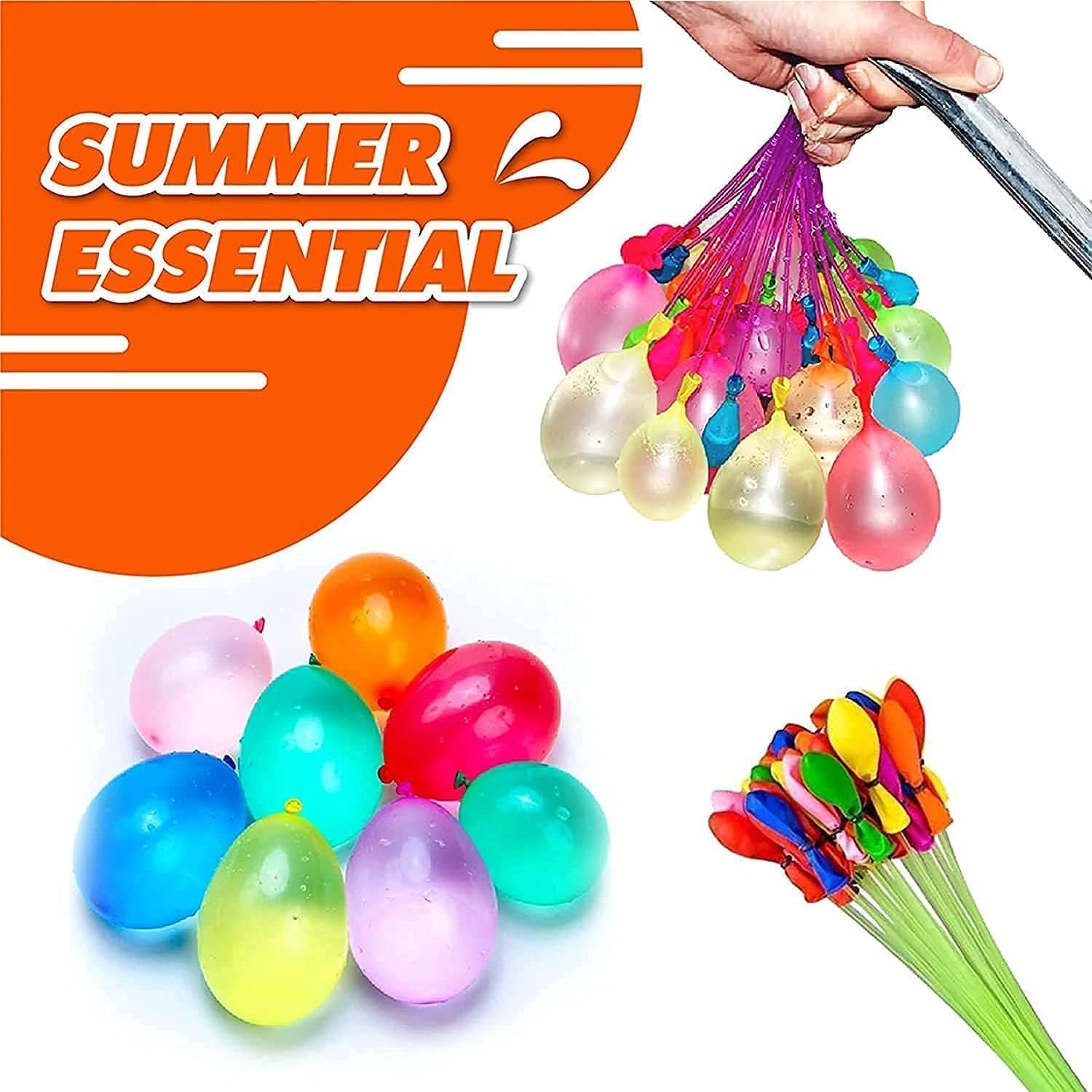 Magic Water Filling Balloon, 111 Pcs Water Balloons Bomb, Children Water War Game Kit, Latex Water Balloon Outdoor Toy, Water Balloon For Summer Toy, Rapid Filling Water Balloon