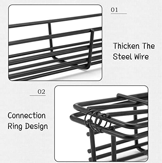 Portable BBQ Grilling Basket, Stainless Steel Nonstick Barbecue Grill Basket, Wooden Handle Barbecue Grill Basket, Barbecue Grill Mesh Rack, Coating Clamp Holder, Barbecue Picnic Camping Tools, Reusable Anti Corrosion Wooden Handle Barbecue Tool