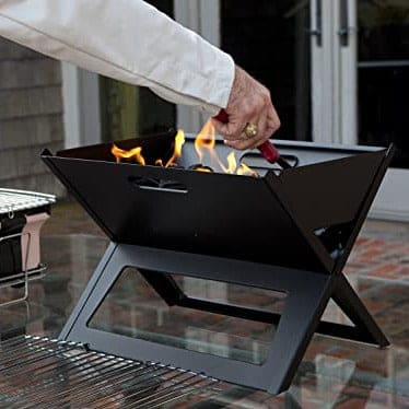 X Shaped Folding BBQ Grill, Stainless Steel Outdoor Camping Picnic Barbecue Grill, Outdoor Charcoal BBQ Grill, Mini Camping Barbecue Rack, Bonfire Grill Stove, Household Charcoal Barbecue Rack, BBQ Large Barbecue Stove