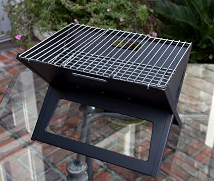 X Shaped Folding BBQ Grill, Stainless Steel Outdoor Camping Picnic Barbecue Grill, Outdoor Charcoal BBQ Grill, Mini Camping Barbecue Rack, Bonfire Grill Stove, Household Charcoal Barbecue Rack, BBQ Large Barbecue Stove
