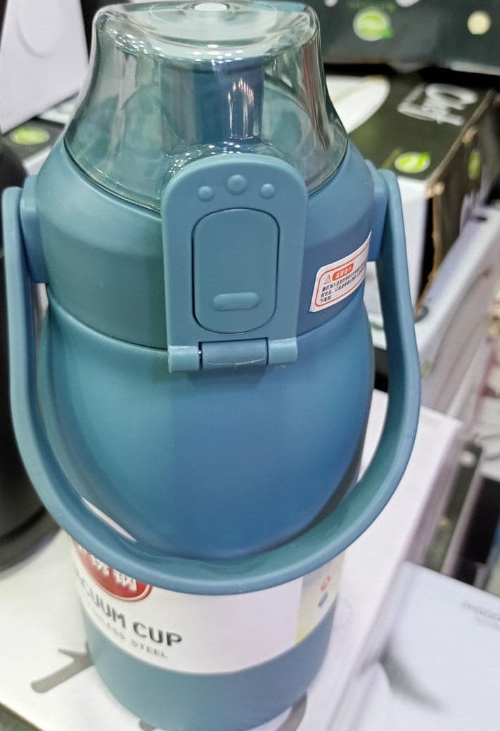 Large Belly Thermal Thermos, Portable High Capacity Vacuum Sport Thermal Bottle, Double Wall Stainless Steel Vacuum Water Bottle, Vacuum Insulated Beverage Container For Outdoor