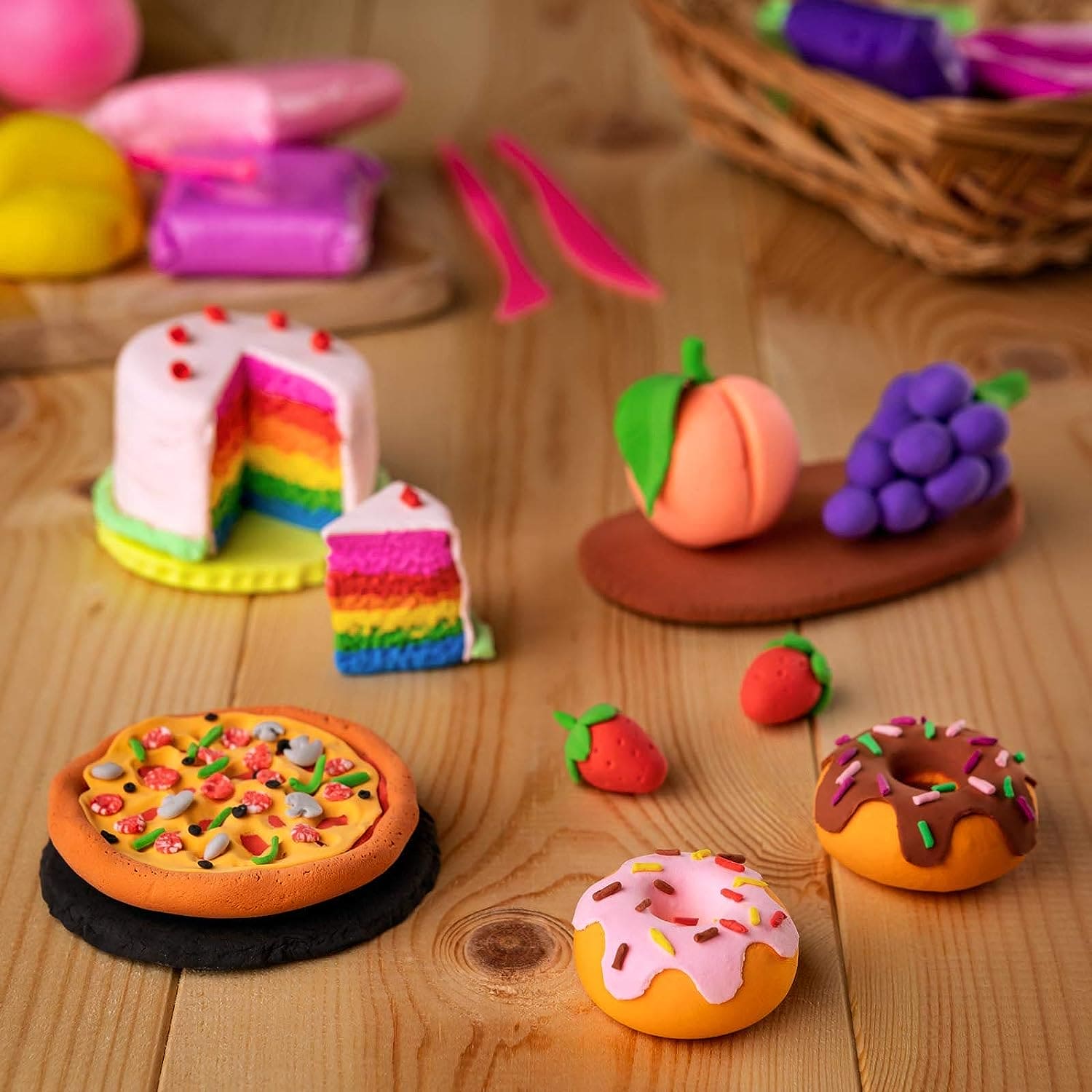 12 Color Modelling Clay With Tools, Magic Clay Artist Studio Toy.