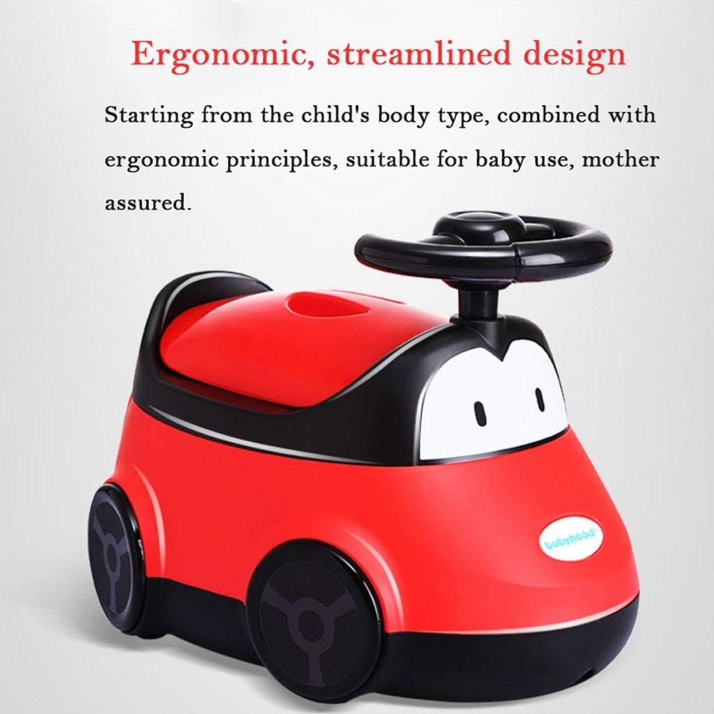 Baby Toilet Car Seat, Toddle Potty Training Car, Children Travel Toilet Car, Baby Potty Trainer and Playing Car Seat, Decorative Design Kids Baby Pot