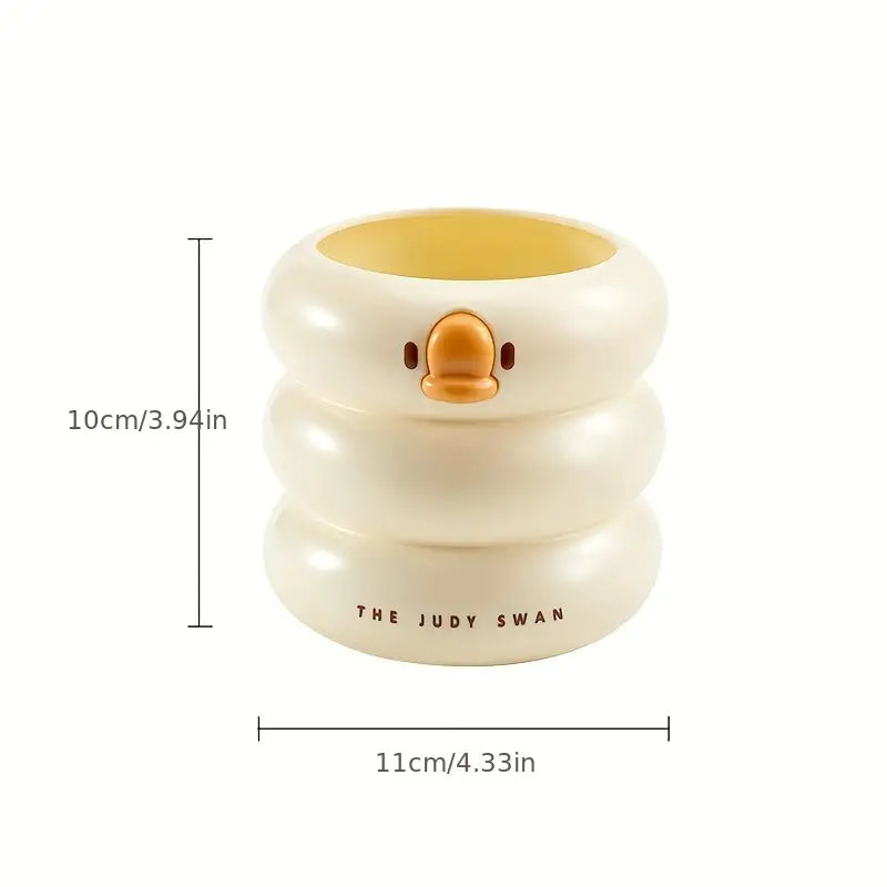 Cute Duck Pen Case, Creative Desktop Storage Box, Multifunctional Pen Case, Student Office Storage Case, Creative Pen Pencil Container, Container for Desk Accessories