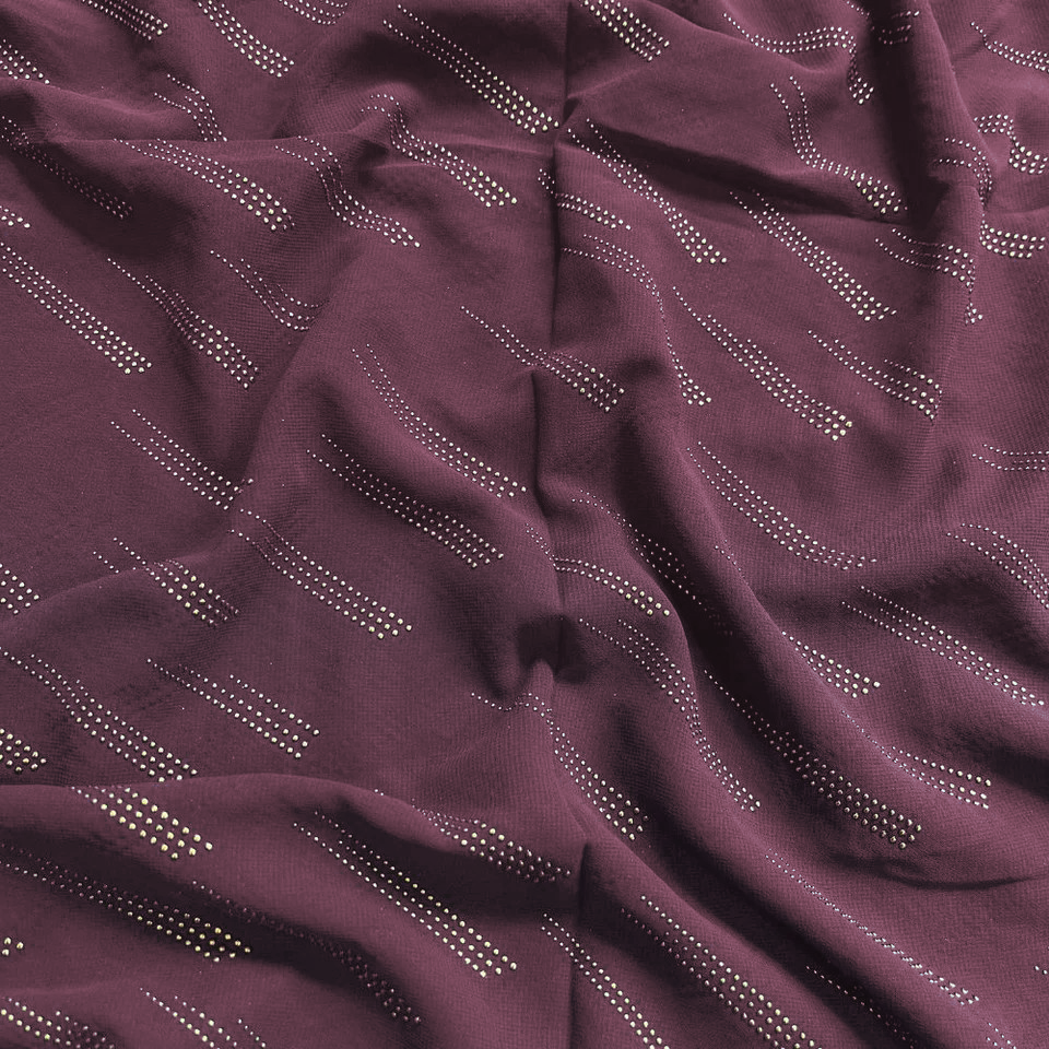 Dew Drop Chiffon - Magenta