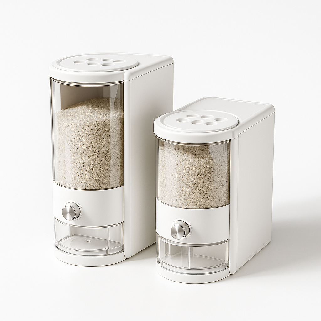 Premium Rice Container with Measuring Cup