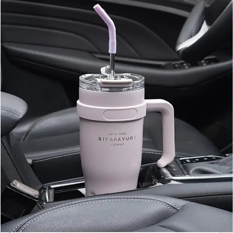 Large-Capacity Stainless Steel Insulated Tumbler
