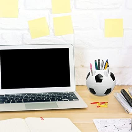 Football Desk Organizer, Creative Football Pen Holder.