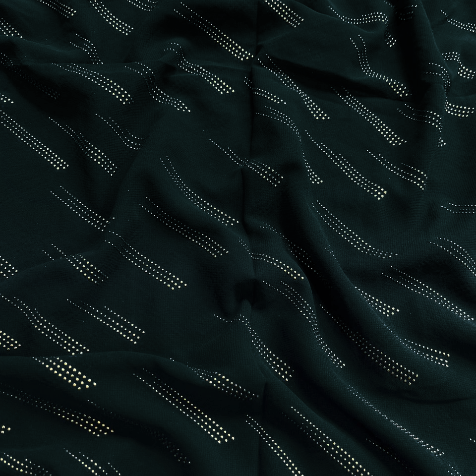 Dew Drop Chiffon - Teal