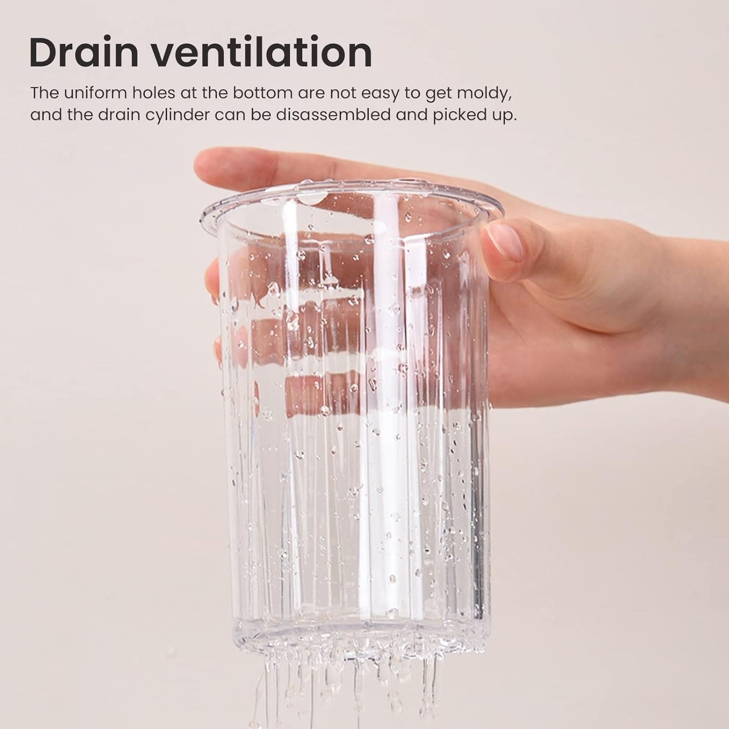 Round Tube Cutlery Holder, Luxury Kitchen Chopsticks Basket.