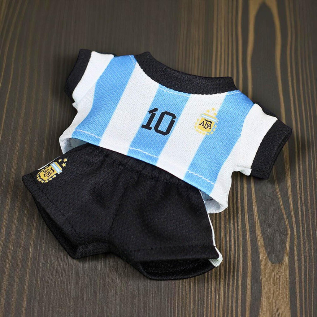 Football Labuubu Outfit Handmade Doll Clothes &amp; Accessories | 17cm Popmart Labubu Player Kit