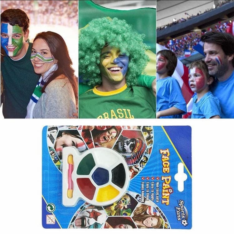 Amazing Face Paint Body Art Color Makeup Paint, Football Professional Makeup Kit.