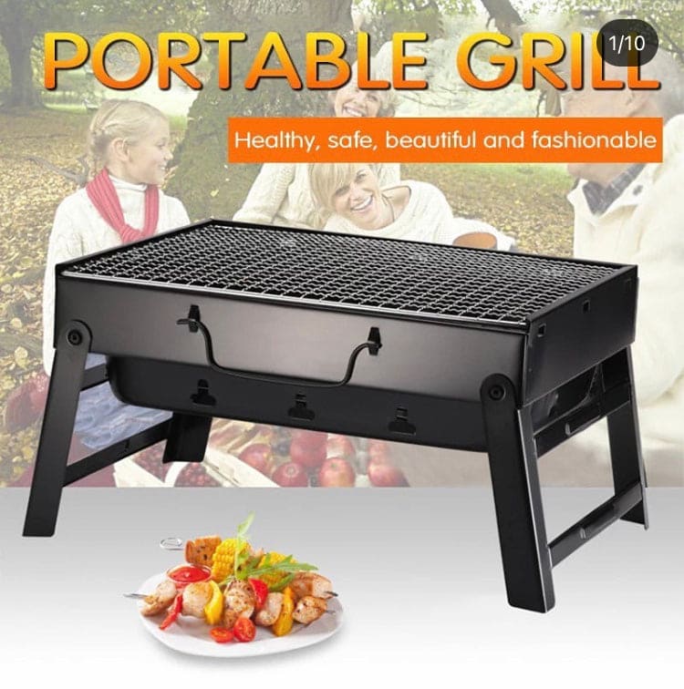 Portable Folding BBQ Grill, Camping Grill, Portable Folding Lightweight Smoker Grill, BBQ Grill for Outdoor Camping Picnic