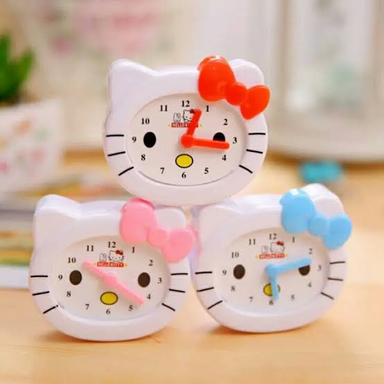 Hello Kitty Clock Sharpener, Cute Cat Pencil Sharpener, Kids Creative Pencil Clock Sharpener, Children School Accessories