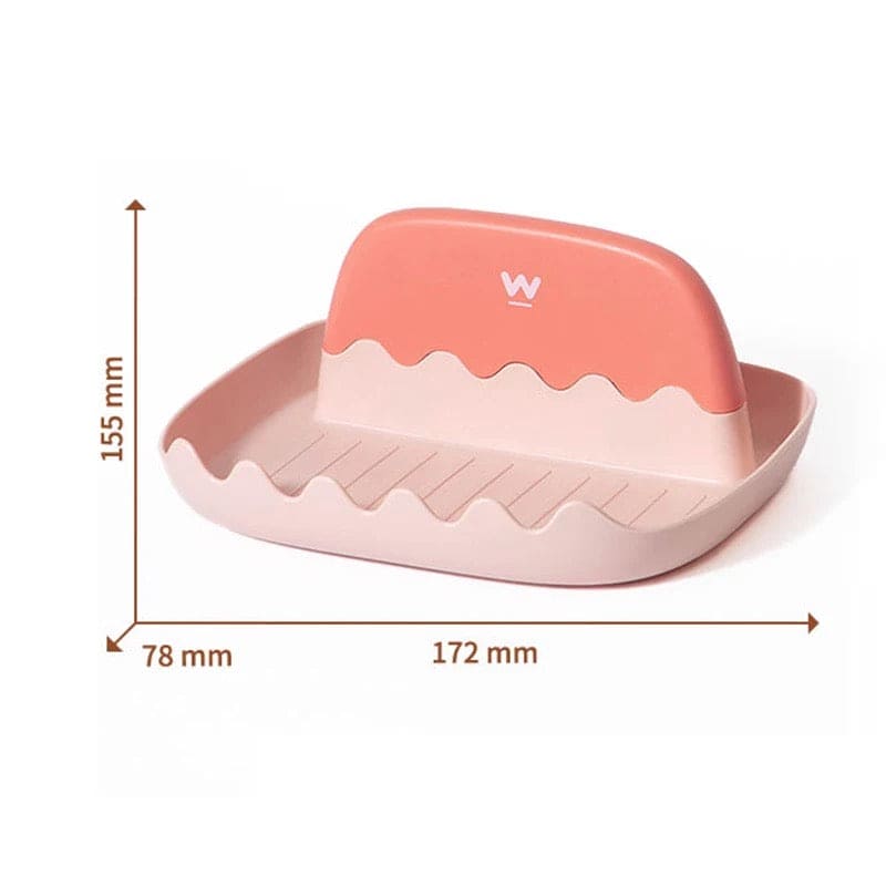 Wave Plastic Pot Lid Holder, Spatula Spoon Holder Stand, Pan Cover Shelf Tableware Storage Rack,  Chopsticks Oil Leakage Prevention Shelf Stand, Wave Lid Spoon Holder