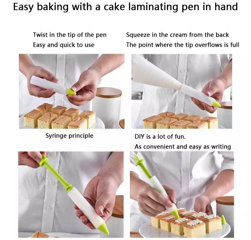 Silicone Decorative Pens, Chocolate Cookie Cake Writing Pen, Decorating Cake Molds Tool, Silicone Food Writing Pen For Dessert, Ice Cream Chocolate Decorating Pens Syringe Baking Tools