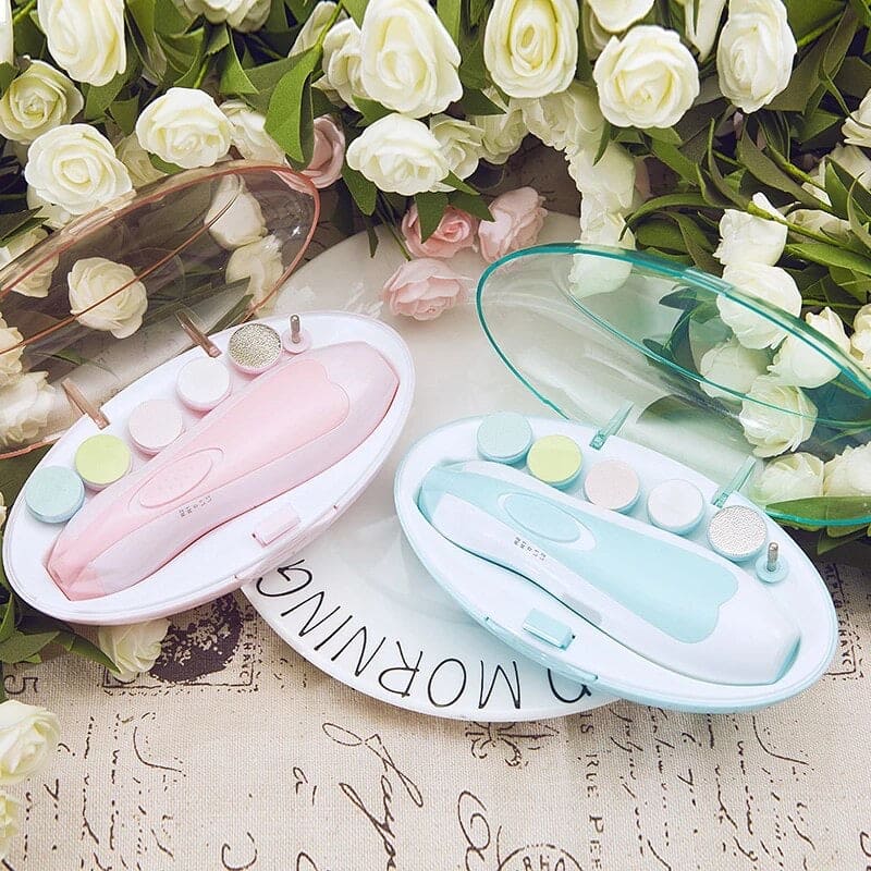 Portable Safe Nail Clipper Cutter, Baby Manicure Pedicure Clipper, Infant Baby Nail Filer, Fingernails Care Trim with LED Light for Infant Toddlers, Children Hub Baby Nail Clippers