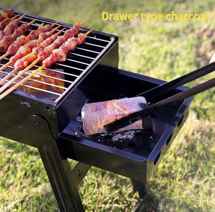 Portable Folding BBQ Grill, Camping Grill, Portable Folding Lightweight Smoker Grill, BBQ Grill for Outdoor Camping Picnic