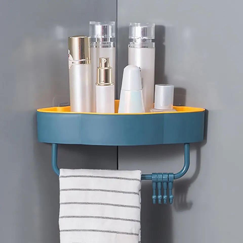 Bathroom Corner Shelf, Wall-Mounted Corner Shelf Storage Rack.