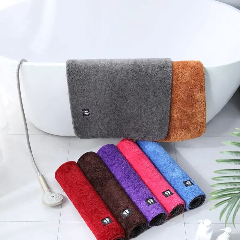 Fluffy Bathroom Mat, Non Slip Plush Carpet Bath Mat, Soft Comfortable Water Absorbent Mat, Bathroom Kitchen Floor Mat, Door Entrance Soft Mat, Thick Shaggy Shower Rug Mat, Plush Microfiber Rugs, Washable Quick Dry Bath Rugs, Anti Skid Bathroom Shower Mat