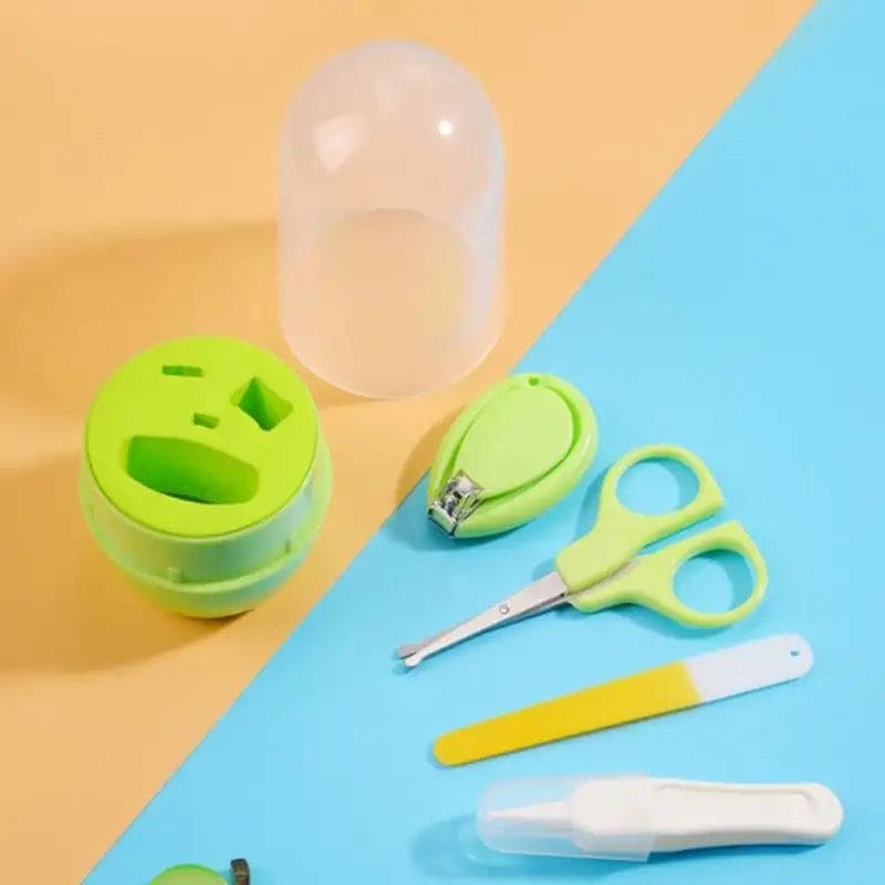 Capsule Baby Manicure Kit, Newborn Baby Nail Scissor, Baby Nail Care Tool Set, Portable Nail Clipper Trimmer With Box, Baby Mini Gromming Kit, Newborn Nail Shell Shear Manicure Kit, Baby Boy Girl Hand Foot Nail Filer Kit