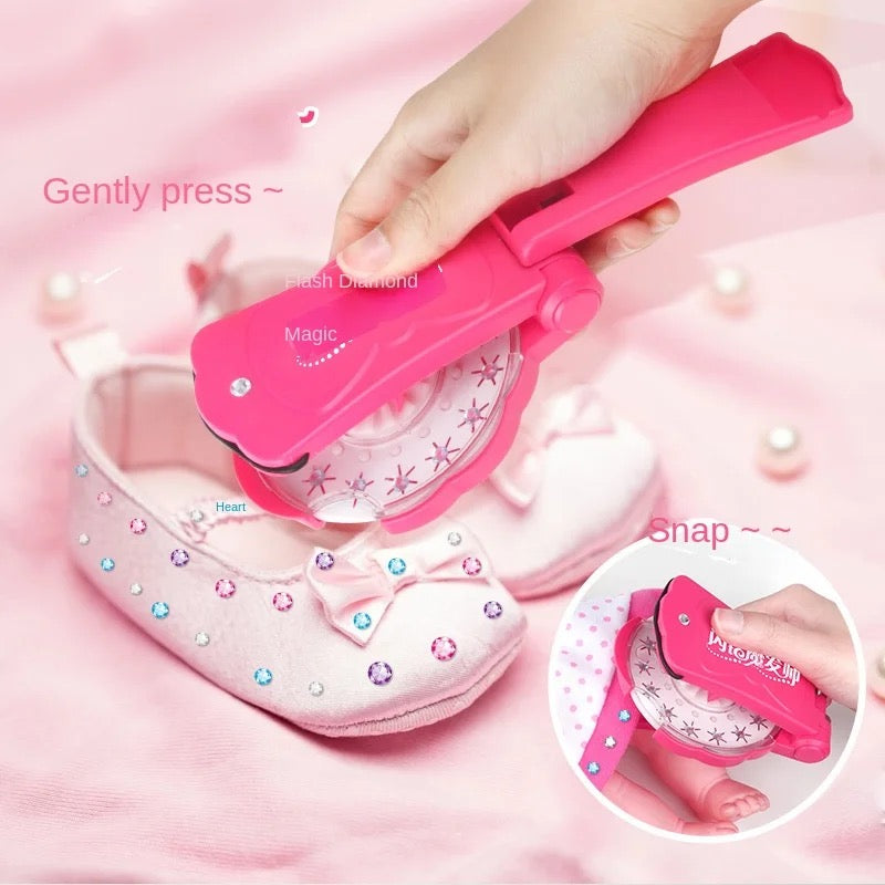 Automatic Hair Braider, Braiding Hairstyle Tools Twist Machine, Girls Hair Gems Kit, Gems Blingers Deluxe Set Toy, Pretend Play Jewel Refill Set, Hair Shining Glitter Drill Toy, Glitter Drill Toy, Decoration Deluxe Set