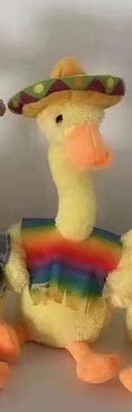 Lovely Talking Toy Dancing Duck, Electronic Dancing Ducks with Funny Clothes, Duck Plush Toy.