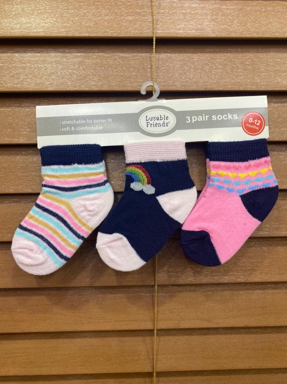 Set Of 3 Born Baby Socks, Newborn Baby Girls Boys Anti-Slip Warm Toddler Socks, Soft Warm Infant Socks