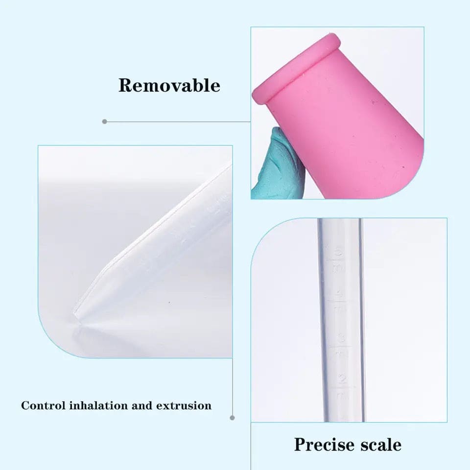 Baby Feeding Dropper, Silicone Soft Head Pipette Liquid Food Dropper, Kids Medicine Dropper, Children Food Dropper, Needle Feeder Squeezer