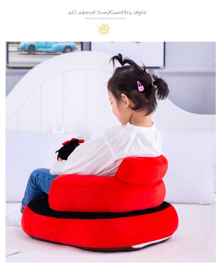 Attach Mickey Mouse baby Sofa, Cartoon Back Support Seat, Stuffed Chair For Kid