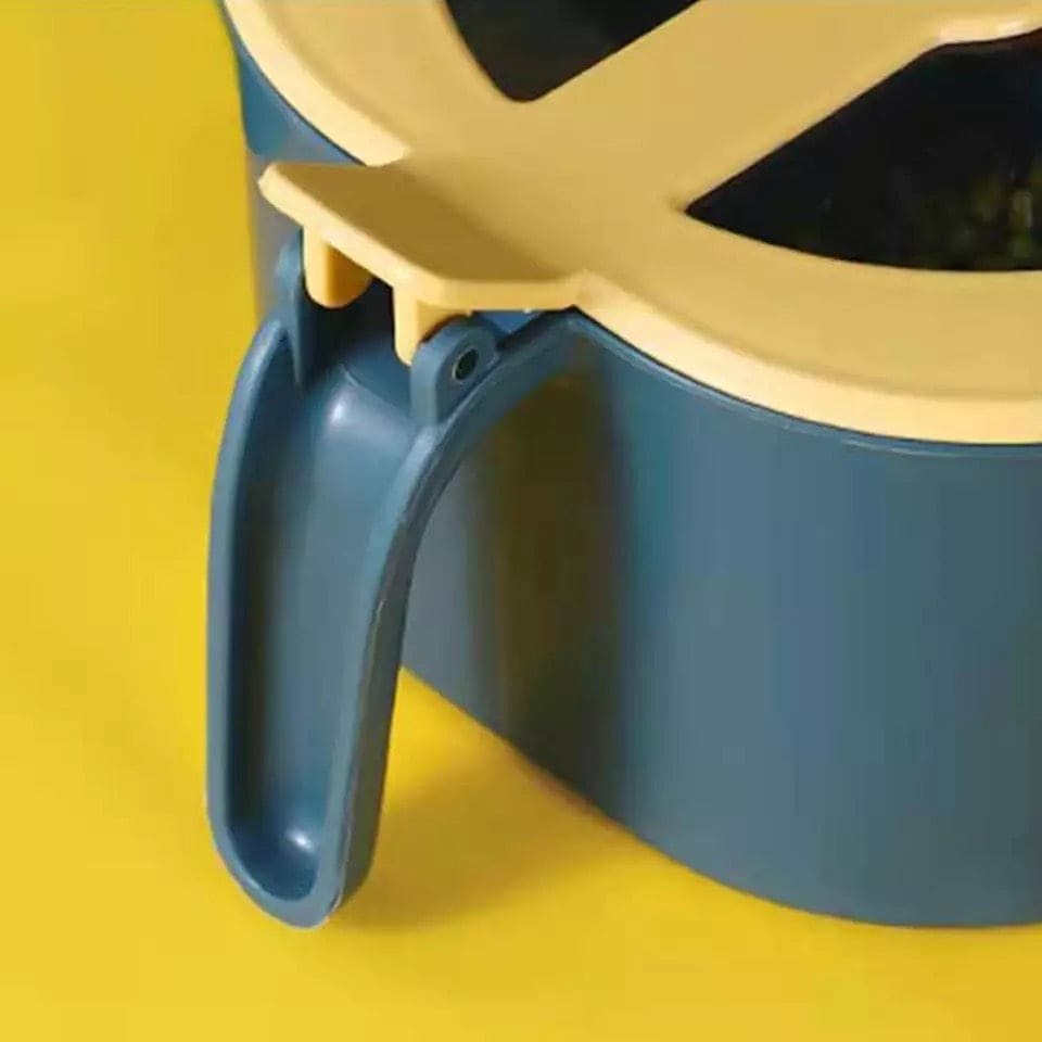 4 in 1 Seasoning Box With Spoon, Clear Cover Multi Compartment Herb Spice Jar, Salt Jar Kitchen Storage Organizer