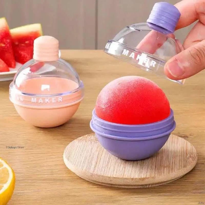 Ice Ball Maker, Round Ice Hockey Mold, Light Bulb Shape Ice Ball Maker Mold, Colorful Ice Ball Maker, Household Round Ice Maker Cube, Frozen Ice Ball Mold, Creative Homemade Ice Ball Artifact, Magic Beverage Ice Maker, Silicone Nice Ice Cube Trays