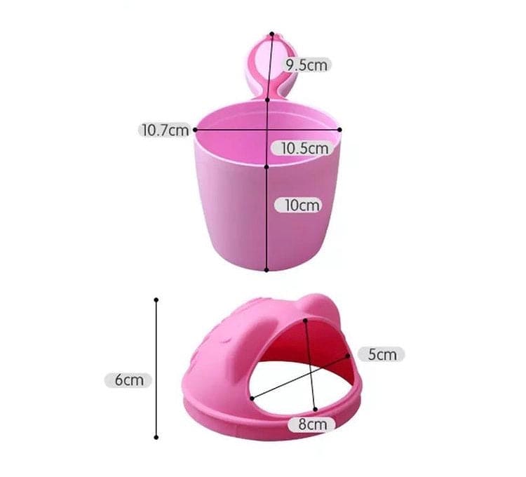 Cute Baby Shower Mug, Baby Bath Rinse Mug, Cartoon Shampoo Rinse Mug