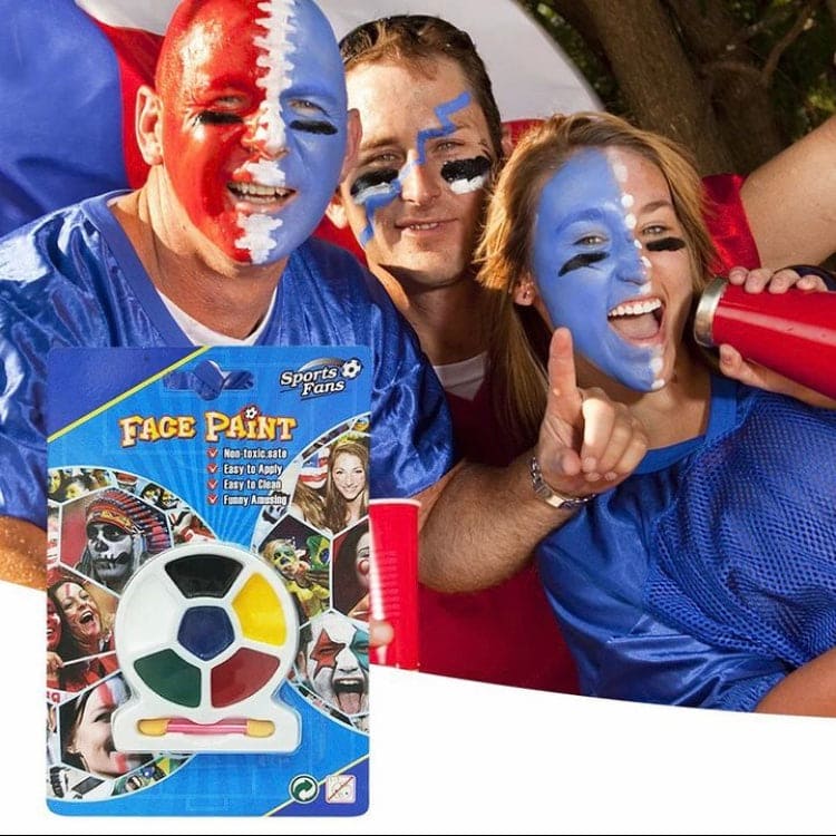 Amazing Face Paint Body Art Color Makeup Paint, Football Professional Makeup Kit.
