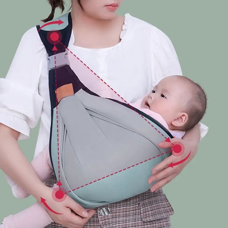 Baby Cling Wrap, Multifunctional Baby Carrier Ring Sling, Carrier Comfortable Infant Kangaroo, Baby Toddler Carrier, p Seat For Newborn Multi-function Infant Sling Carrier
