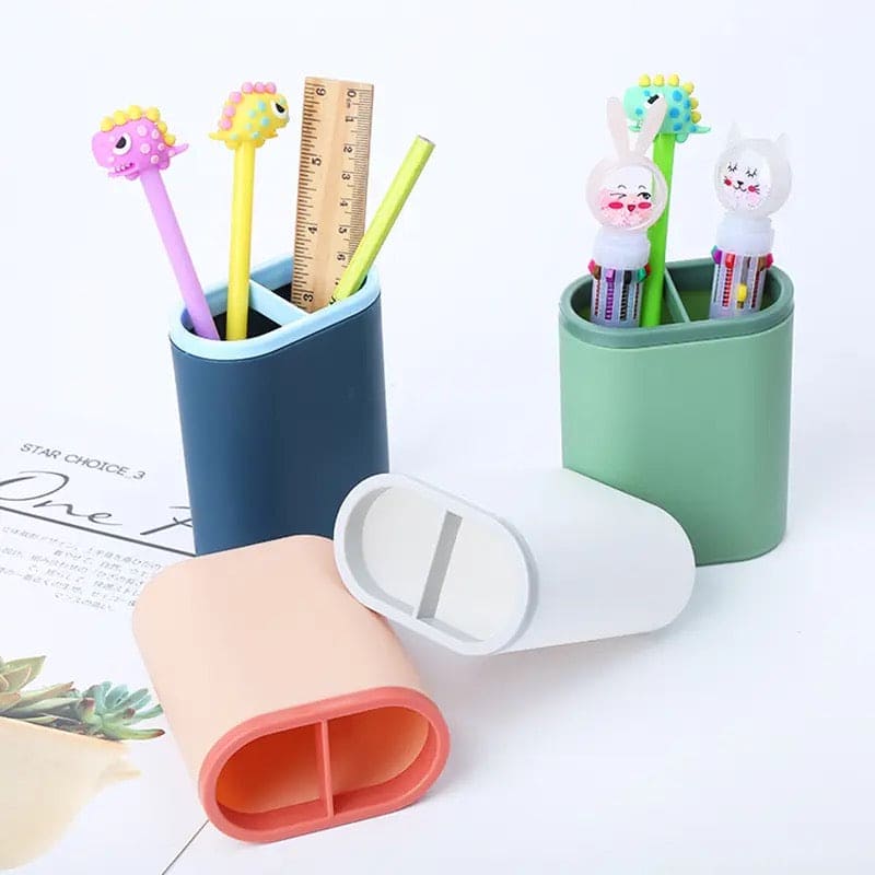 Multifunctional Simple Storage Pen Case, Makeup Desktop Nordic Office Organizer.