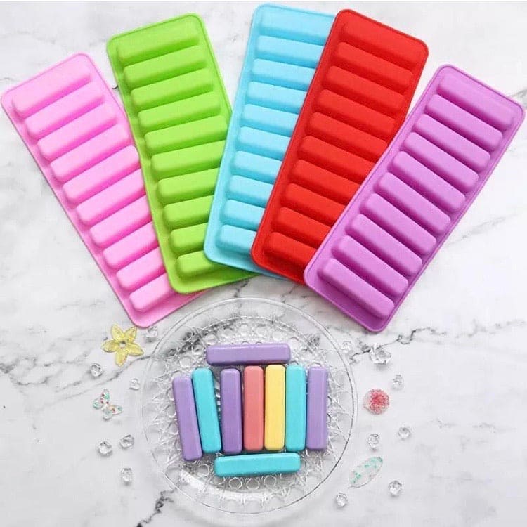 Cylindrical Ice Cube Tray, Silicone Ice Molds