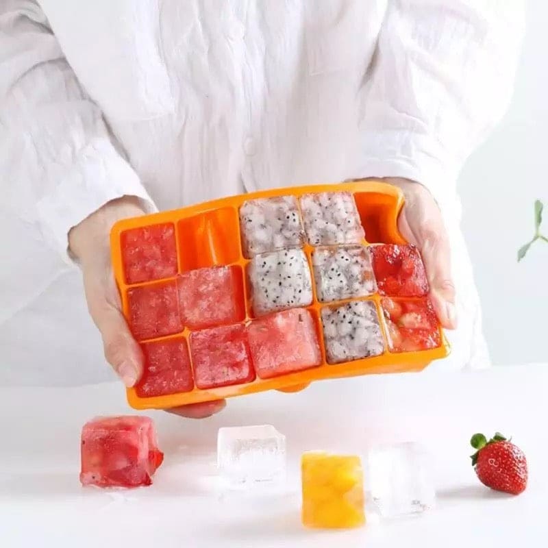 Silicon Ice Cube Maker Molds, Easy Release Ice Tray, Creative Small Ice Cube Mold Square Shape,  Ice Maker Ice Cube Tray