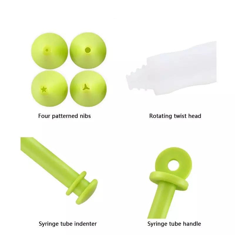 Silicone Decorative Pens, Chocolate Cookie Cake Writing Pen, Decorating Cake Molds Tool, Silicone Food Writing Pen For Dessert, Ice Cream Chocolate Decorating Pens Syringe Baking Tools