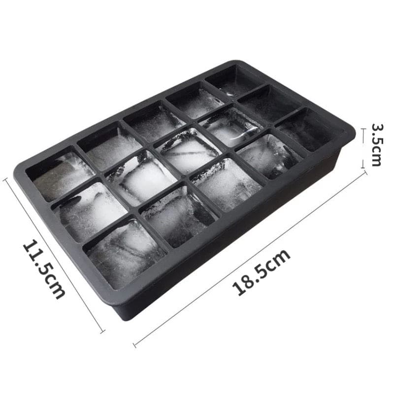 Silicon Ice Cube Maker Molds, Easy Release Ice Tray, Creative Small Ice Cube Mold Square Shape,  Ice Maker Ice Cube Tray