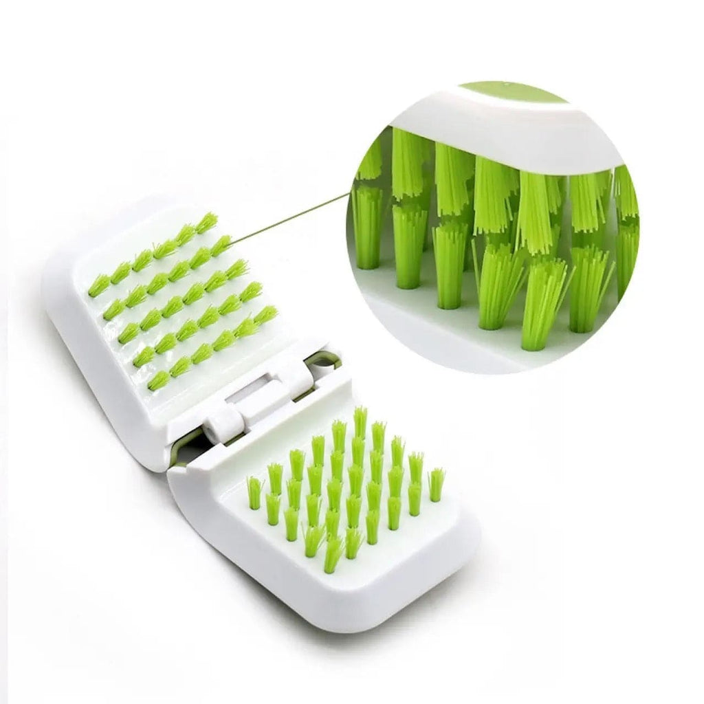 Cutlery Cleaning Brush, U-Shaped Cleaning Brushes, Double Sided Blade Brush, Multifunction Kitchen Knife Fork Chopsticks Tableware Cleaning Tool, Bristle Hand Guard Brush, Descaling Knife Pan Pot Cleaner, Kitchen Tableware Brush