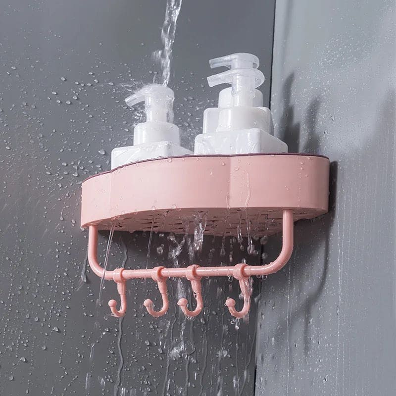 Bathroom Corner Shelf, Wall-Mounted Corner Shelf Storage Rack.