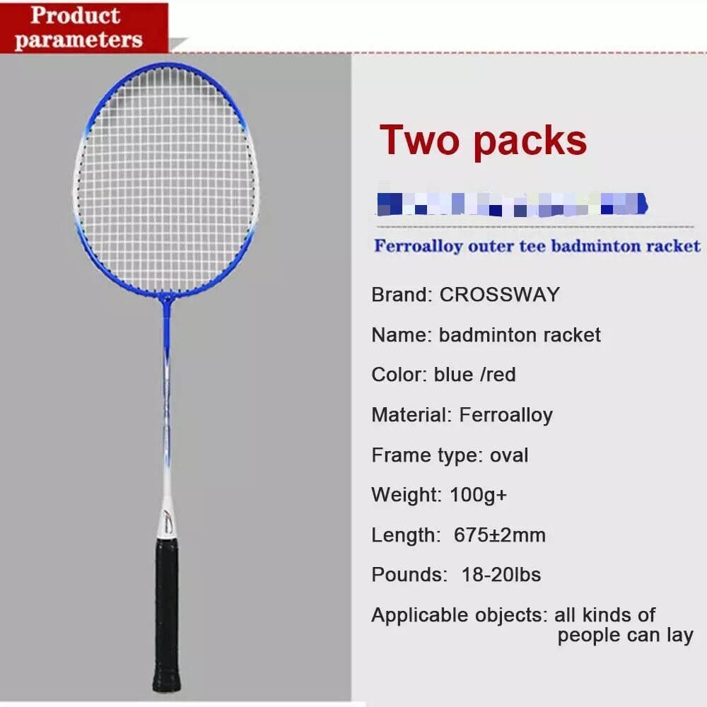 Cross Way Badminton Racket ,100g Strung Badminton Racket