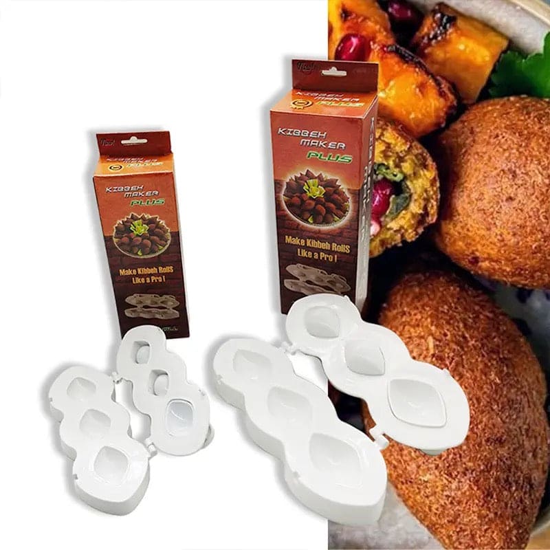 Manual Kabab Maker, Plastic Meatball Mold, Kitchen Homemade Stuffed Meatballs Maker, Kebbah Ballers Makers, Rugby Shape Meatball Mold, Stuffed Meatballs Apparatus, Fried Kebbah Kitchen Cooking Tools