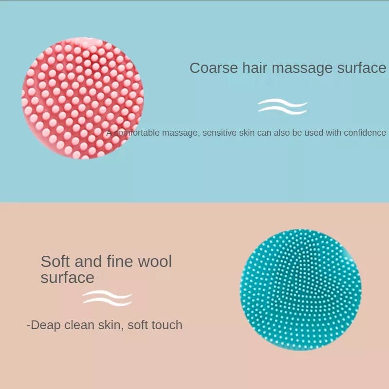 Silicon Heart Sponge, Baby Shampoo Shower Brush, Children Silicone Rubbing Mud, Massage Body Bath Brush, Kids Skin Care Nursing Bath Rubbing Supplies