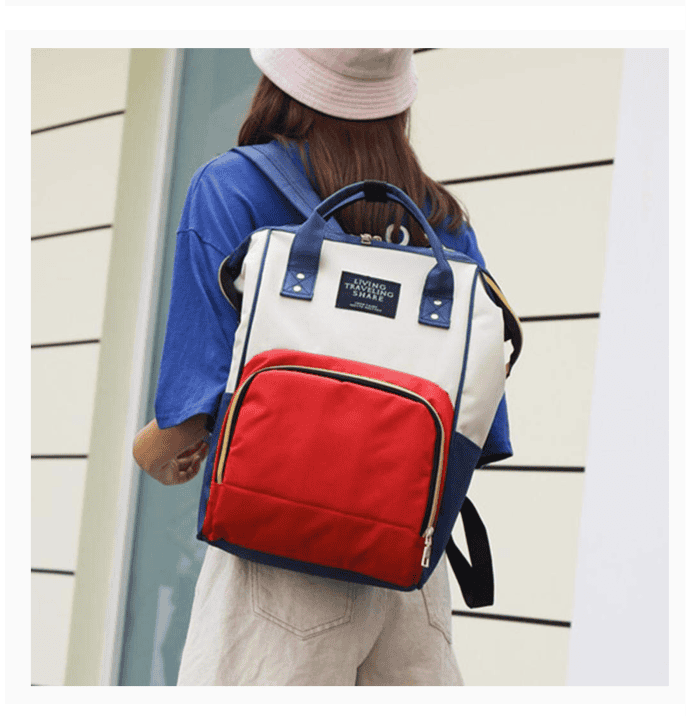 Baby Diaper Bag, Waterproof Travel Backpack, Large Capacity Baby Bag